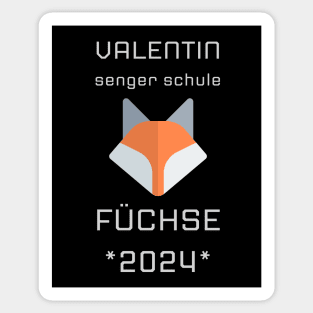 Fox School Finisher shirt Sticker